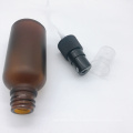 Good Selling Frosted Glass Pump Bottle Amber Pump Spray Bottle Fine Mist Bottle